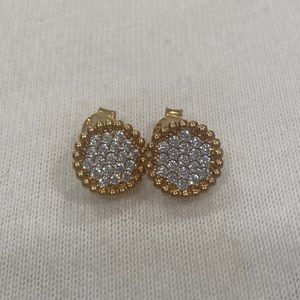 Gold stud earrings!